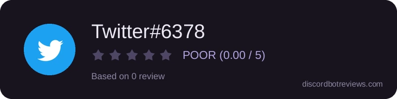Rating widget preview for Twitter#6378