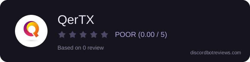 Rating widget preview for QerTX