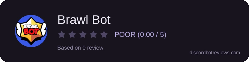 Rating widget preview for Brawl Bot