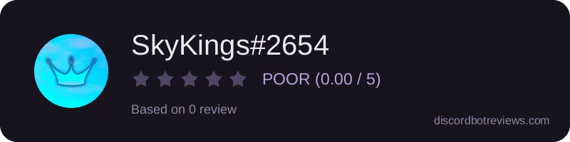 Rating widget preview for SkyKings#2654