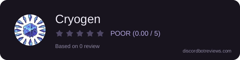 Rating widget preview for Cryogen