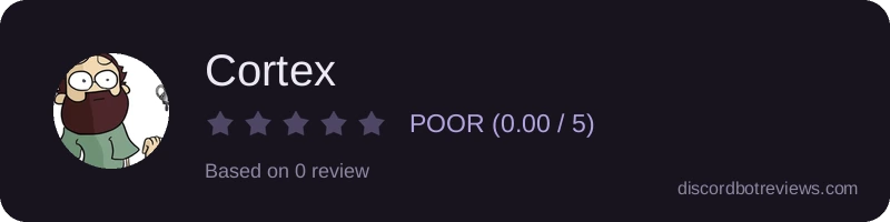 Rating widget preview for Cortex