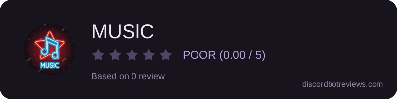 Rating widget preview for MUSlC