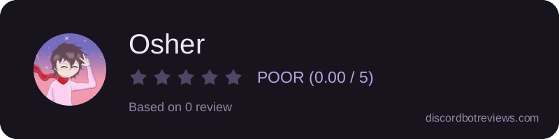 Rating widget preview for Osher