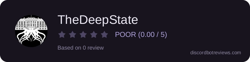 Rating banner for TheDeepState