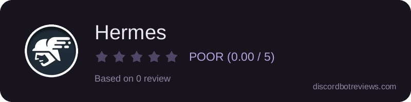 Rating widget preview for Hermes