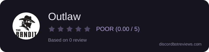Rating widget preview for Outlaw