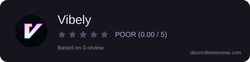 Rating banner for Vibely