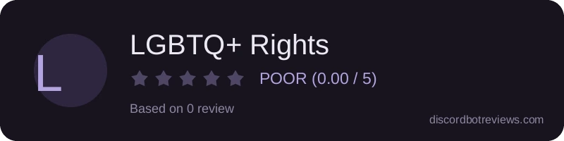 Rating widget preview for LGBTQ+ Rights