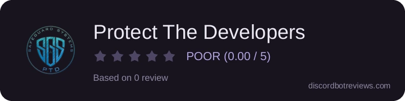 Rating widget preview for Protect The Developers