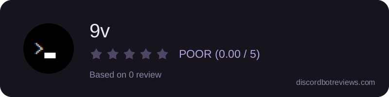 Rating widget preview for 9v