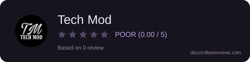 Rating widget preview for Tech Mod
