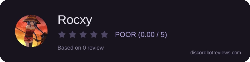 Rating widget preview for Rocxy
