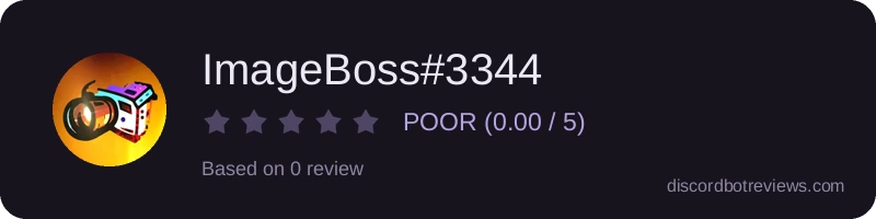 Rating widget preview for ImageBoss#3344