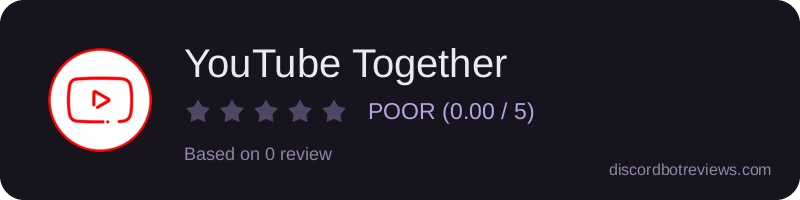Rating widget preview for YouTube Together