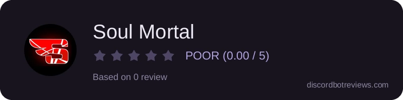 Rating widget preview for Soul Mortal
