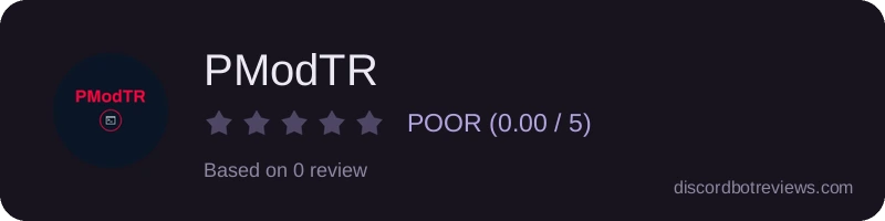 Rating banner for PModTR
