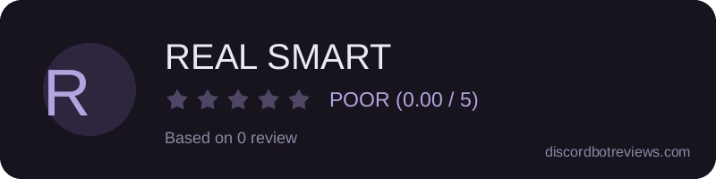 Rating widget preview for REAL SMART