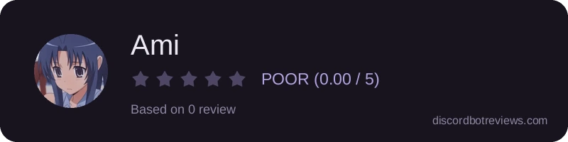 Rating banner for Ami