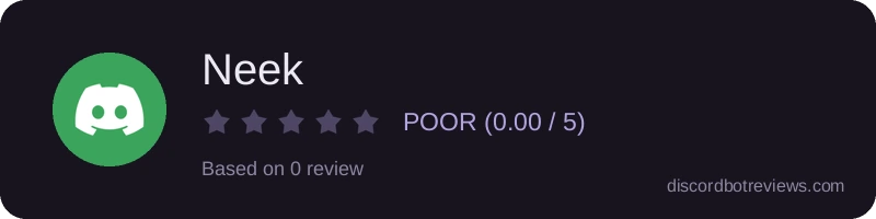 Rating banner for Neek