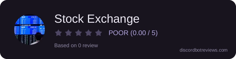 Rating widget preview for Stock Exchange