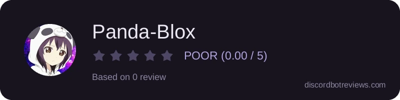 Rating widget preview for Panda-Blox