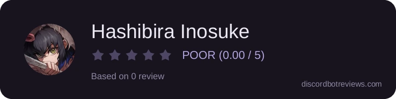 Rating widget preview for Hashibira Inosuke