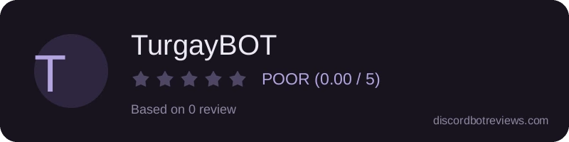 Rating widget preview for TurgayBOT