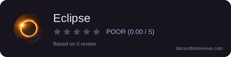 Rating widget preview for Eclipse