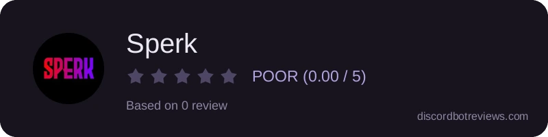 Rating widget preview for Sperk