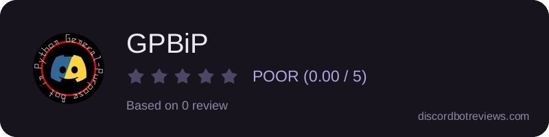 Rating banner for GPBiP