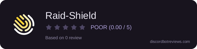 Rating widget preview for Raid-Shield