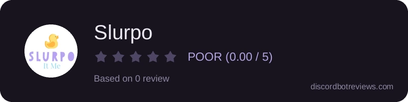 Rating banner for Slurpo