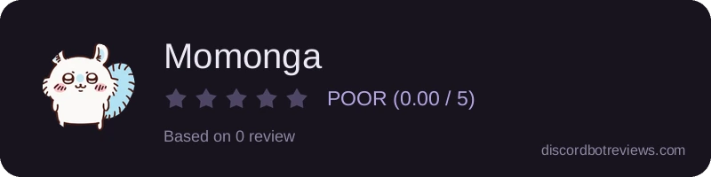 Rating widget preview for Momonga
