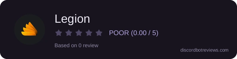 Rating banner for Legion