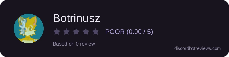 Rating widget preview for Botrinusz