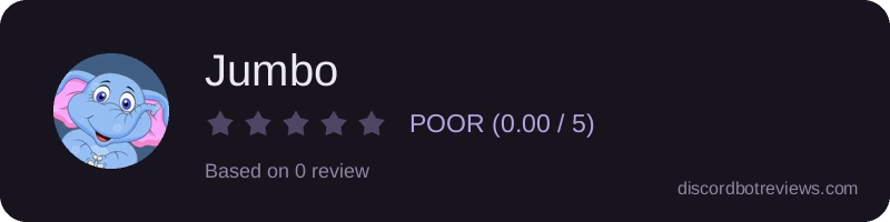 Rating widget preview for Jumbo