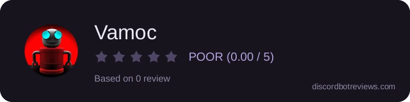 Rating widget preview for Vamoc