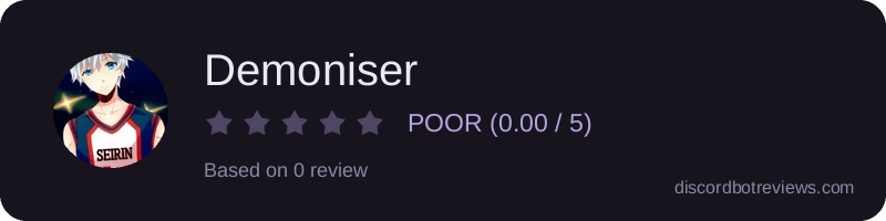 Rating banner for Demoniser