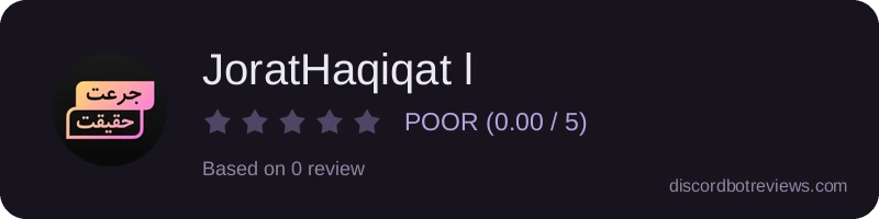 Rating widget preview for JoratHaqiqat l