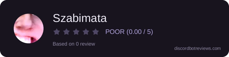 Rating widget preview for Szabimata