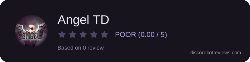 Rating widget preview for Angel TD
