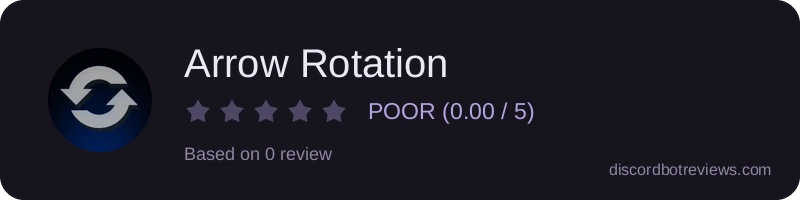 Rating widget preview for Arrow Rotation