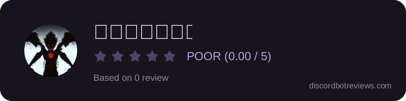 Rating widget preview for デーモンちゃん