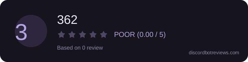 Rating widget preview for 362