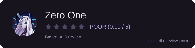 Rating banner for Zero One