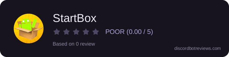 Rating widget preview for StartBox 