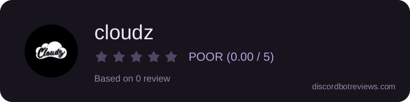 Rating widget preview for cloudz