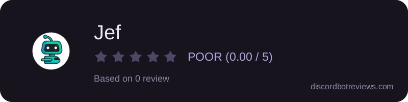 Rating widget preview for Jef