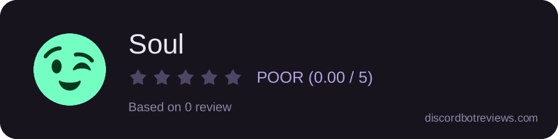 Rating widget preview for Soul